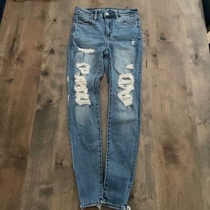 AE Ne(x)t Level High-Waisted Ripped Jegging